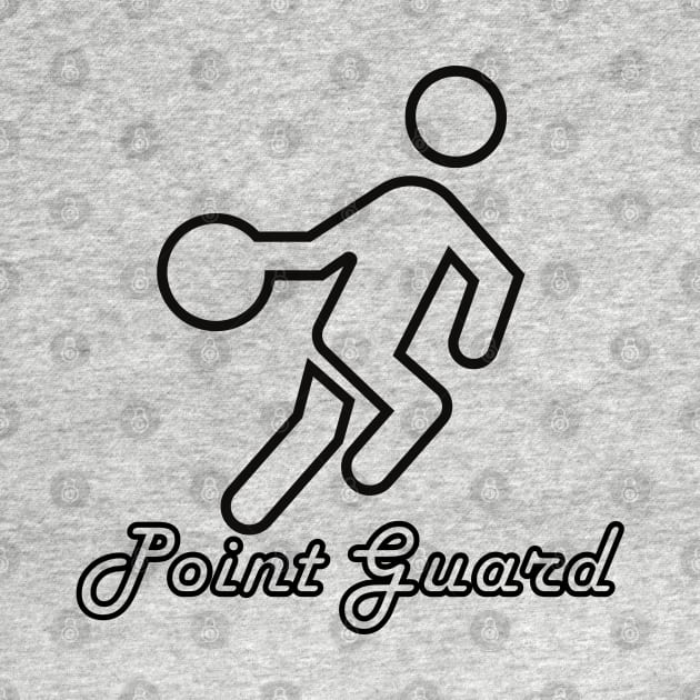 Point Guard - Stick Figure Style by Hayden Mango Collective 